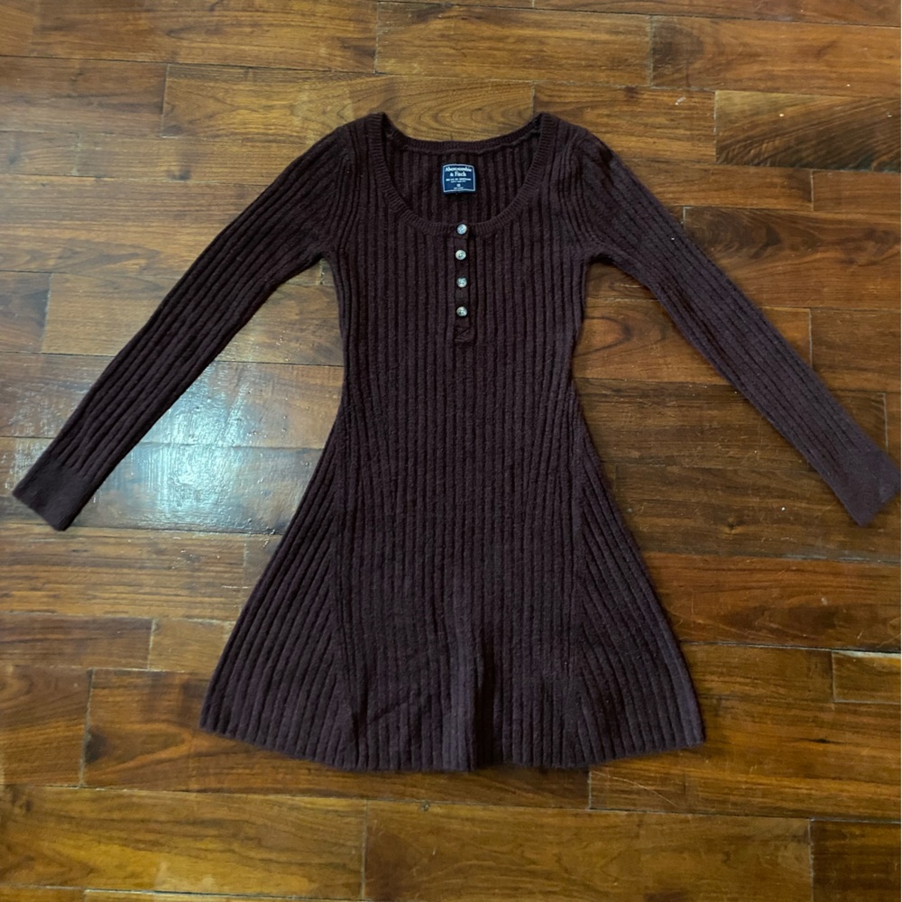 Women's Ribbed midi sweater dress Abercrombie & fitch